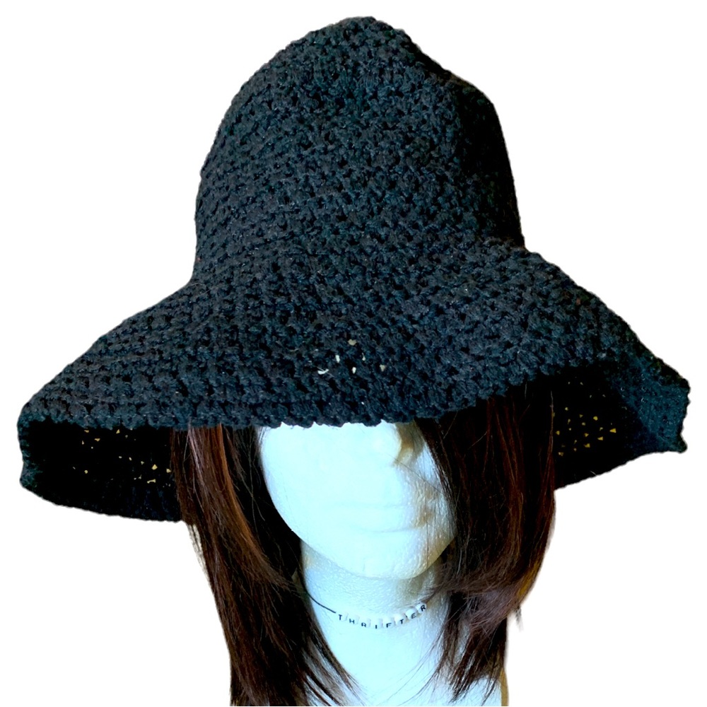 Black Floppy Sunhat